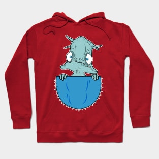 Munch's pocket oddysee (blue) Hoodie